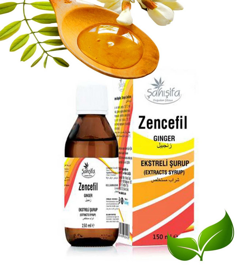 ZENCEFİLLİ ŞURUP 150 ML. resmi