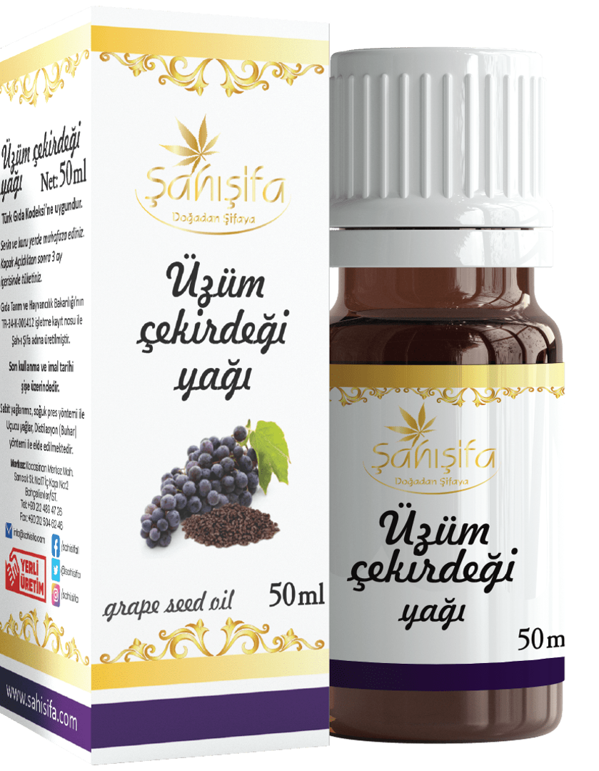 ÜZÜM ÇEKİRDEĞİ YAĞI 50 ML. resmi