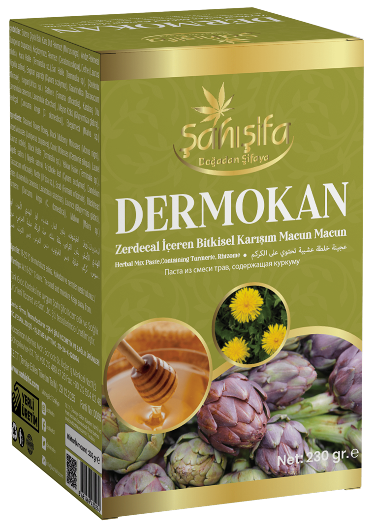 DERMOKAN ( ENGİNARLI ) ÖZEL KARIŞIM MACUN 230 GR. resmi