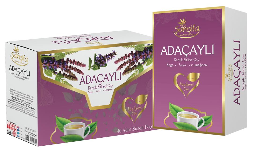ADAÇAYLI ÖZEL KARIŞIM ÇAY 40 ADET resmi