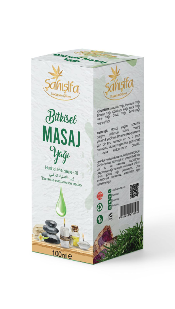 BİTKİSEL MASAJ YAĞI 100 ML. resmi